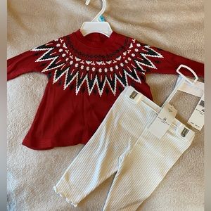 Brand new - Ralph Lauren Baby Shirt/Pant set (6 months)